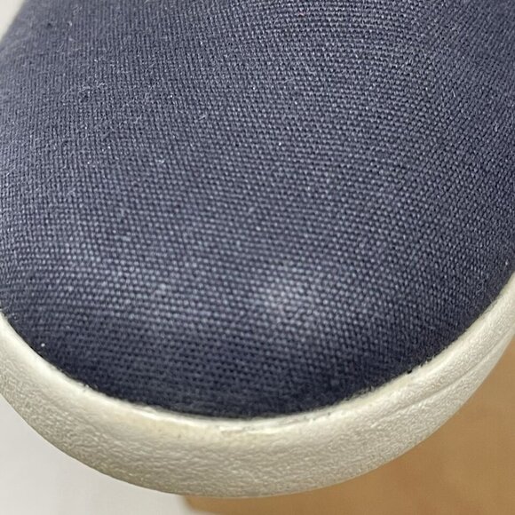 Lands End Womens Blue Slip On Loafer Canvas Comfort Flats 361804 Sz 9M - Picture 7 of 11